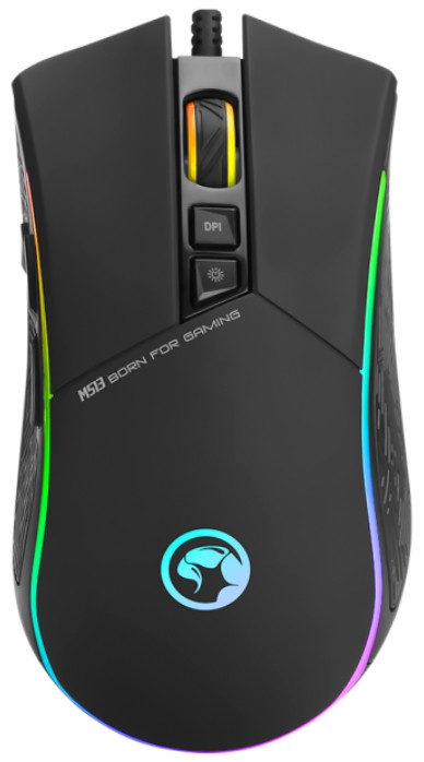 Мышь Marvo M513 gaming mouse проводная с подсветкой RGB для PC