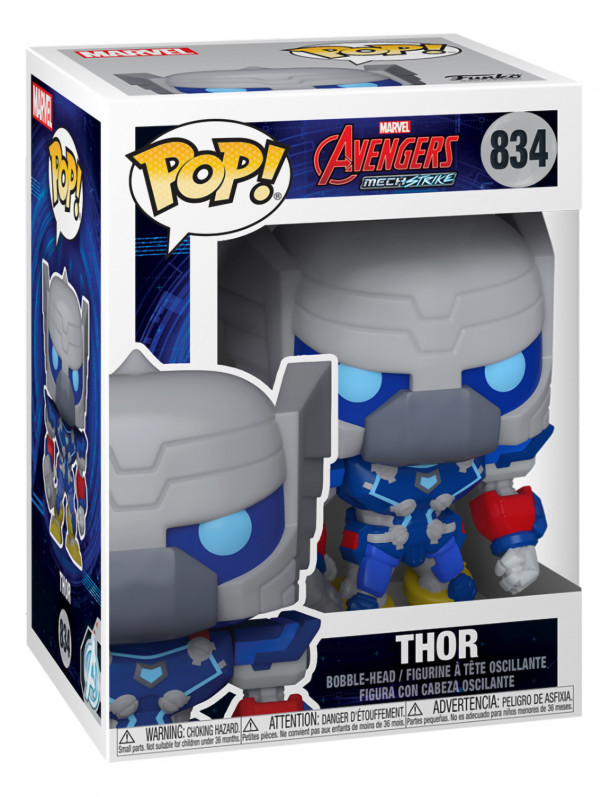 Фигурка Funko POP Marvel: Avengers Mech Strike – Thor Bobble-Head (9,5 см)