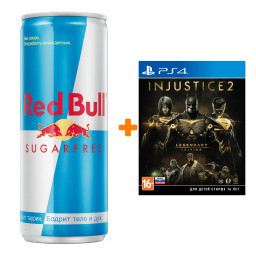 ����� Injustice 2. Legendary Edition [PS4, ������� ��������] + ������� �������������� Red Bull ��� ������ 250��