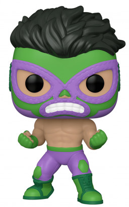  Funko POP Marvel: Lucha Libre Edition – El Furioso Hulk Bobble-Head (9,5 )