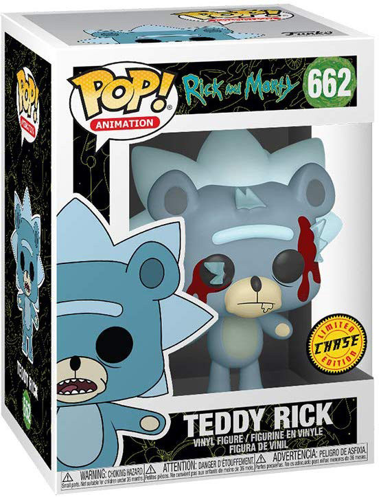  Funko POP Animation: Rick And Morty  Teddy Rick With Chase (9,5 )