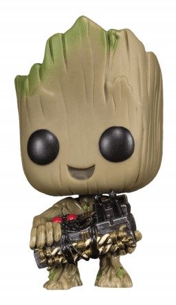  Funko POP Marvel: Guardians Of The Galaxy Vol. 2  Groot With Bomb Bobble-Head Exclusive (9,5 )