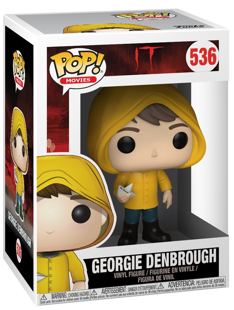  Funko POP Movies: IT  Georgie Denbrough With Boat (9,5 )