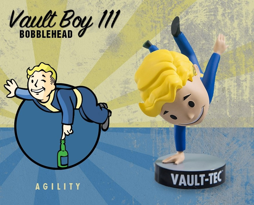 Фигурка Fallout 4 Vault Boy 111 Bobbleheads: Series Three – Agility (13 см)