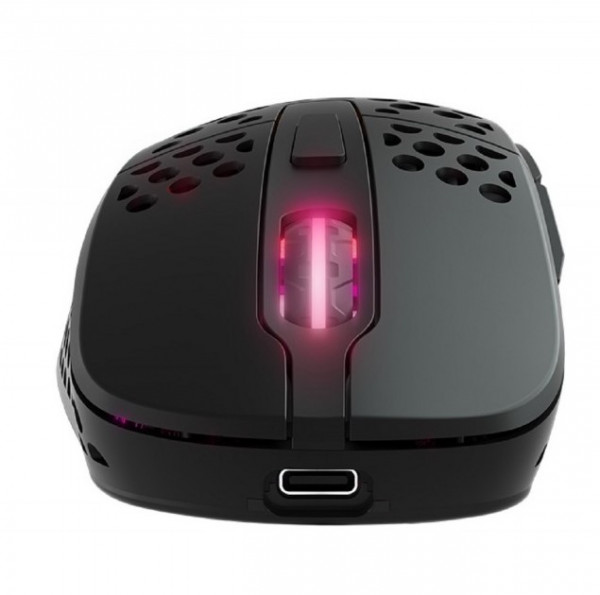Мышь Xtrfy M4 WIRELESS BLACK игровая, беспроводная, оптическая, RGB подсветка (чёрный)