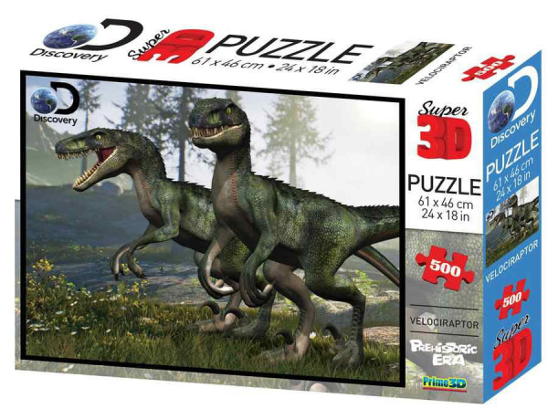 Super 3D Puzzle: Велоцирапторы