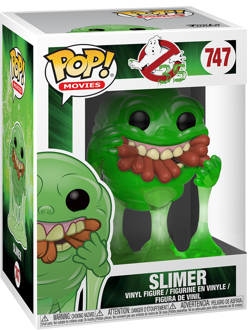  Funko POP Movies: Ghostbusters  Slimer With Hot Dogs Translucent (9,5 )