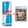  Grand Theft Auto V [PS5,  ] +   Red Bull   250