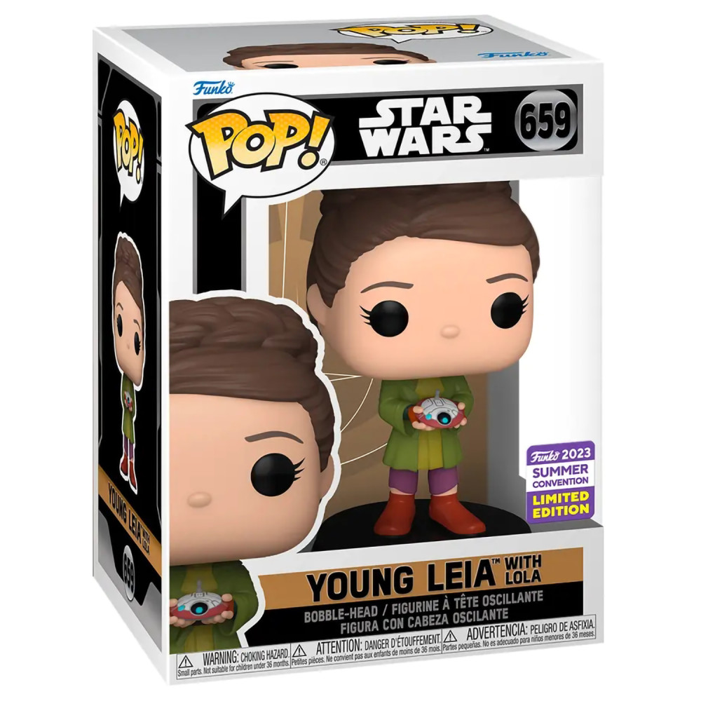 ������� Funko POP Bobble: Star Wars Obi-Wan Kenobi � Young Leia with Lola