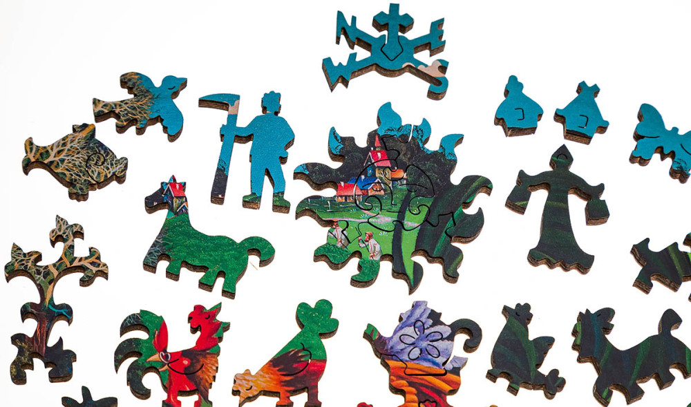 Wooden Puzzles:  