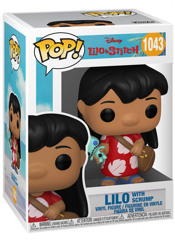 Фигурка Funko POP Disney: Lilo & Stitch – Lilo With Scrump (9,5 см)