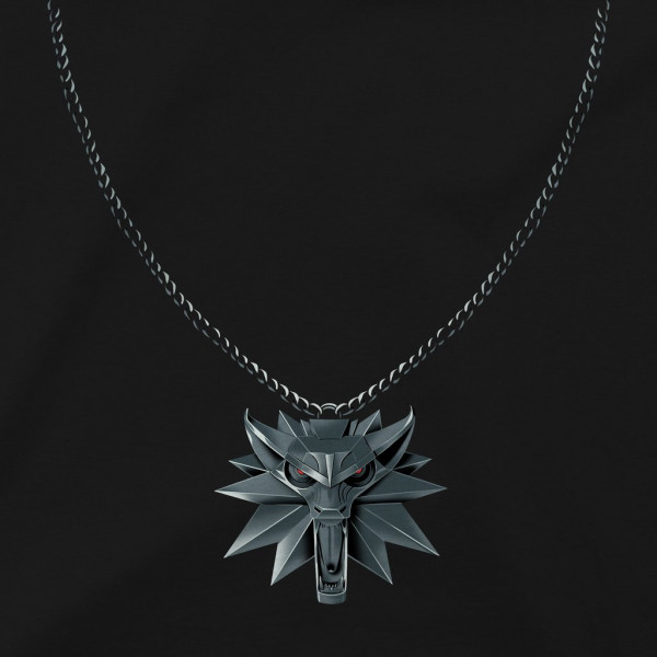 Футболка The Witcher 3: Wolf School Medallion Premium