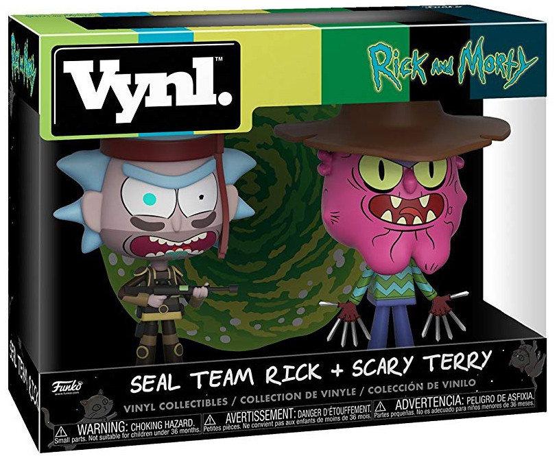  Funko Vynl: Rick And Morty  Seal Team Rick + Scary Terry (2-Pack)