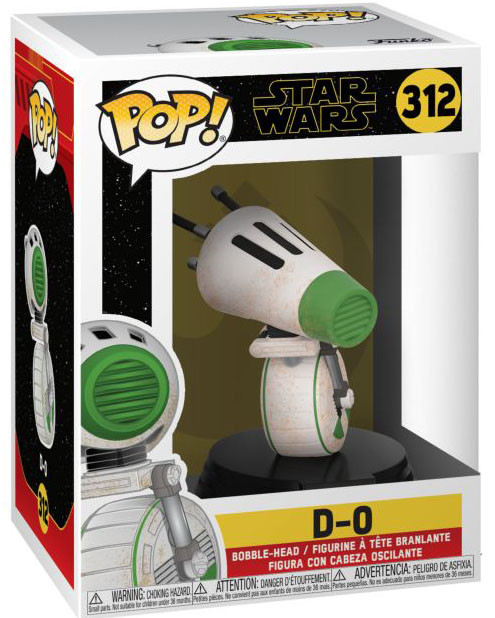  Funko POP: Star Wars Rise of Skywalker  D-0 Bobble-Head (9,5 )