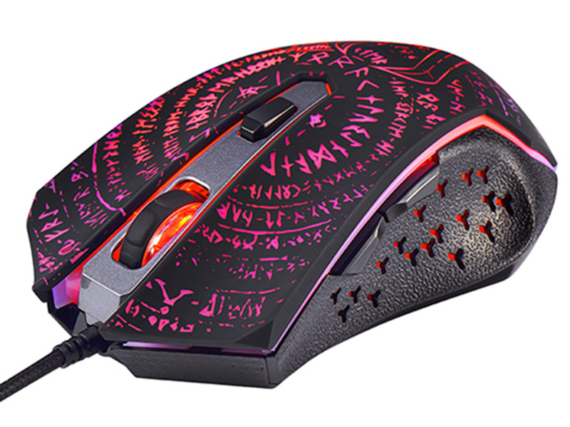 Мышь Qumo Dragon War Valhalla M35 проводная игровая с подсветкой для PC