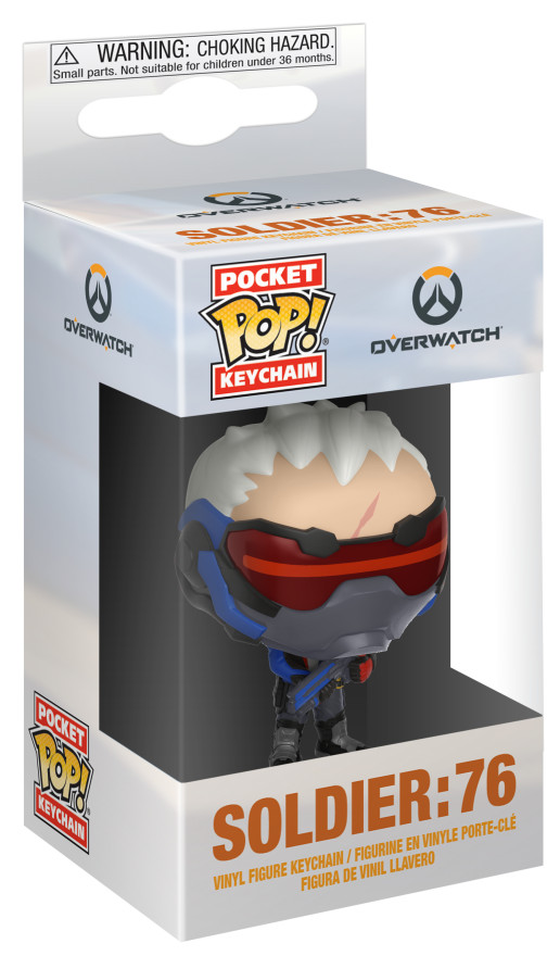 Брелок Funko POP: Overwatch – Soldier76
