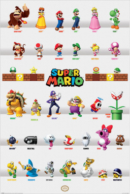  Nintendo: Super Mario Character Parade