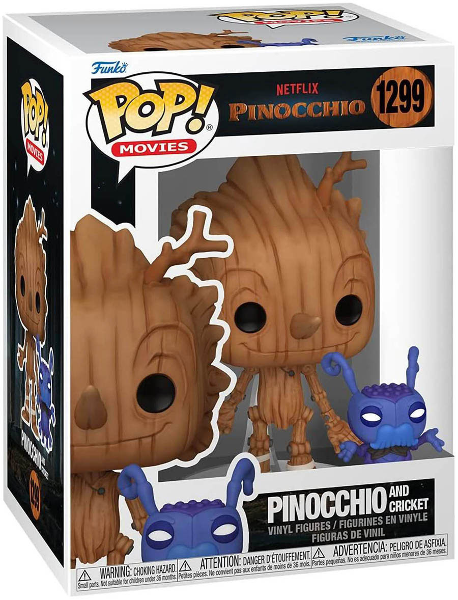  Funko POP Movies: Netflix Pinocchio  Pinocchio And Cricket (9,5 )