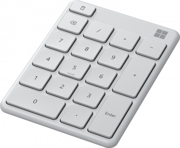 Клавиатура цифровой блок Microsoft Number Pad для PC (белый)(23O-00022)