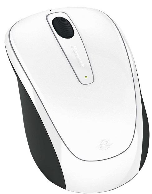  Microsoft Wireless Mobile Mouse 3500 White Retail   PC