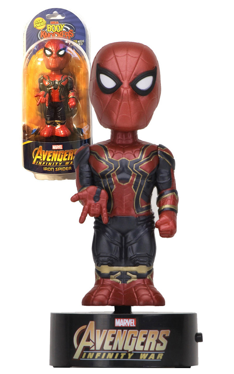 Фигурка NECA: Avengers: Infinity War – Iron Spider (aka Spiderman) – на солнечной батарее (15 см)