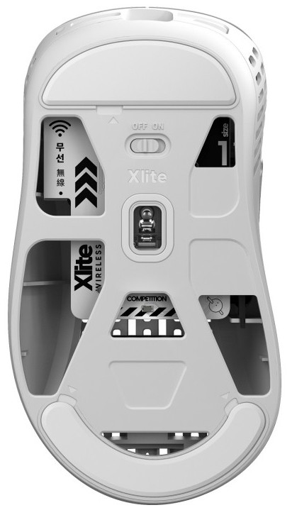  Pulsar Xlite Wireless V2   / USB  Competition Mini White  