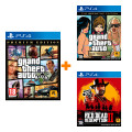  Rockstar Games (GTA: The Trilogy + GTA V. Premium Edition + Red Dead Redemption 2)  PS4