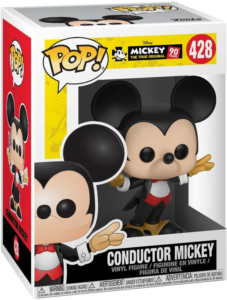 Фигурка Funko POP: Disney Mickey's The 90th Anniversary – Conductor Mickey (9,5 см)