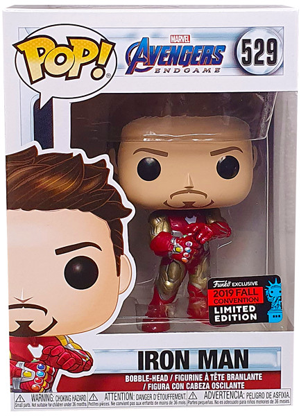  Funko POP Marvel: Avengers Endgame  Iron Man With Gauntlet Bobble-Head (9,5 )