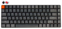 Клавиатура Keychron K3 Low Profile механическая, беспроводная, RGB, Red Switch, Dark Gray