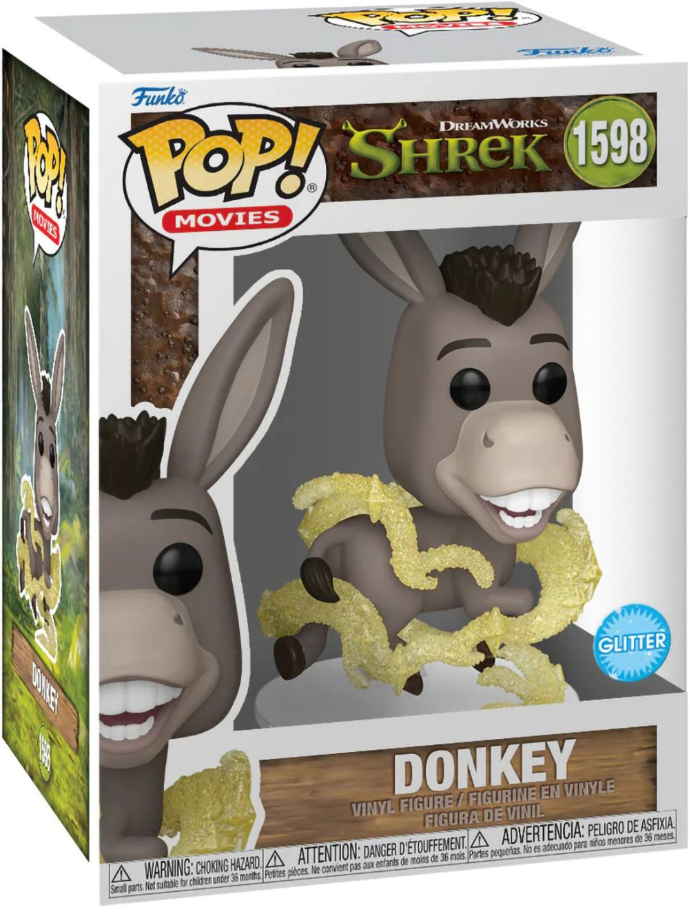 ������� Funko POP Movies Shrek: DreamWorks 30th Anniversary � Donkey (Glitter) (9,5 ��)