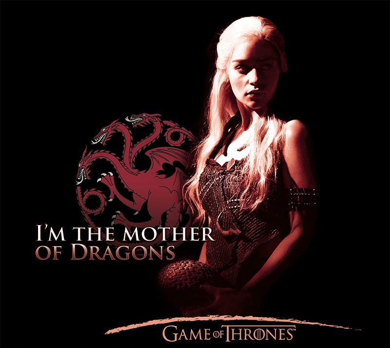Футболка Game Of Thrones: Mother Of Dragon (черный)