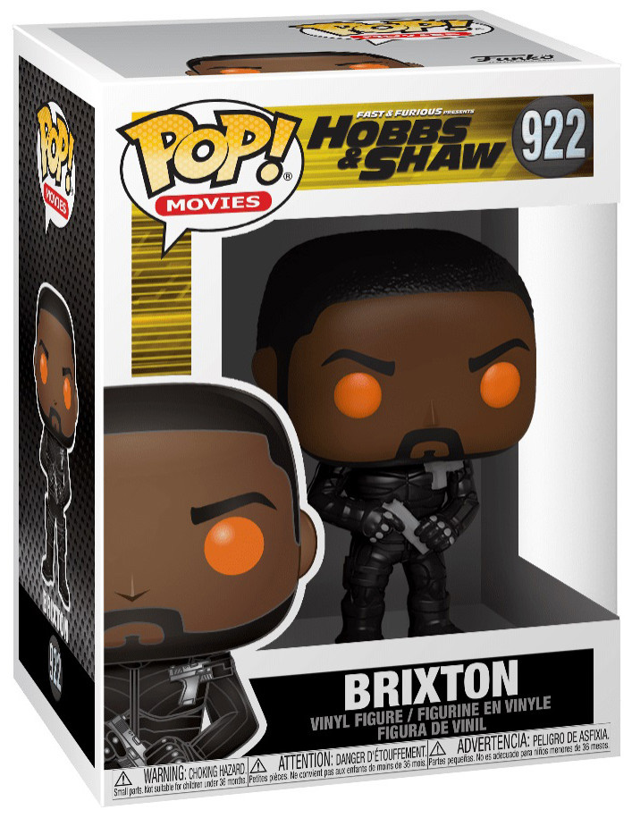 Фигурка Funko POP Movies: Hobbs & Shaw – Brixton With Orange Eyes (9,5 см)