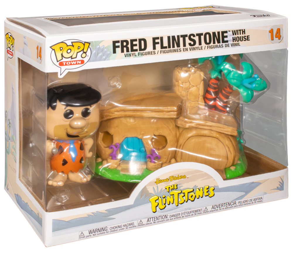  Funko POP Town: The Flintstones – Fred Flintstone With House