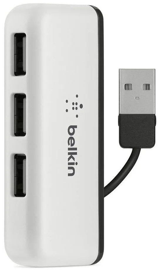Разветвитель Belkin 4xUSB, встроенный кабель USB папа (F4U021bt )