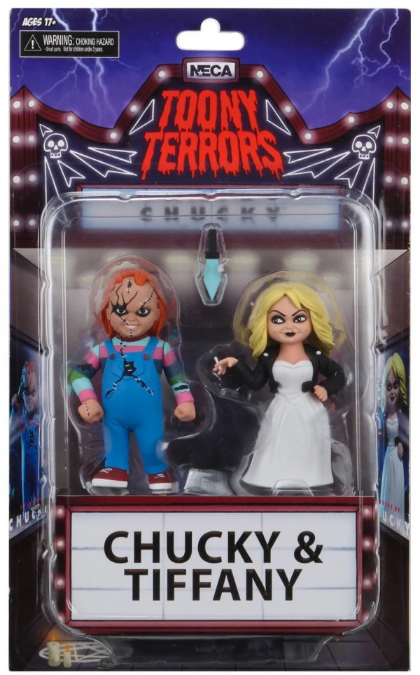 Фигурка NECA: Toony Terrors – Chucky & Tiffany (15 см) (2-Pack)