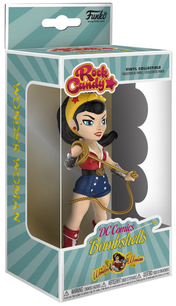 Фигурка Funko Rock Candy: DC Comics Bombshells – Wonder Woman (12,5 см)