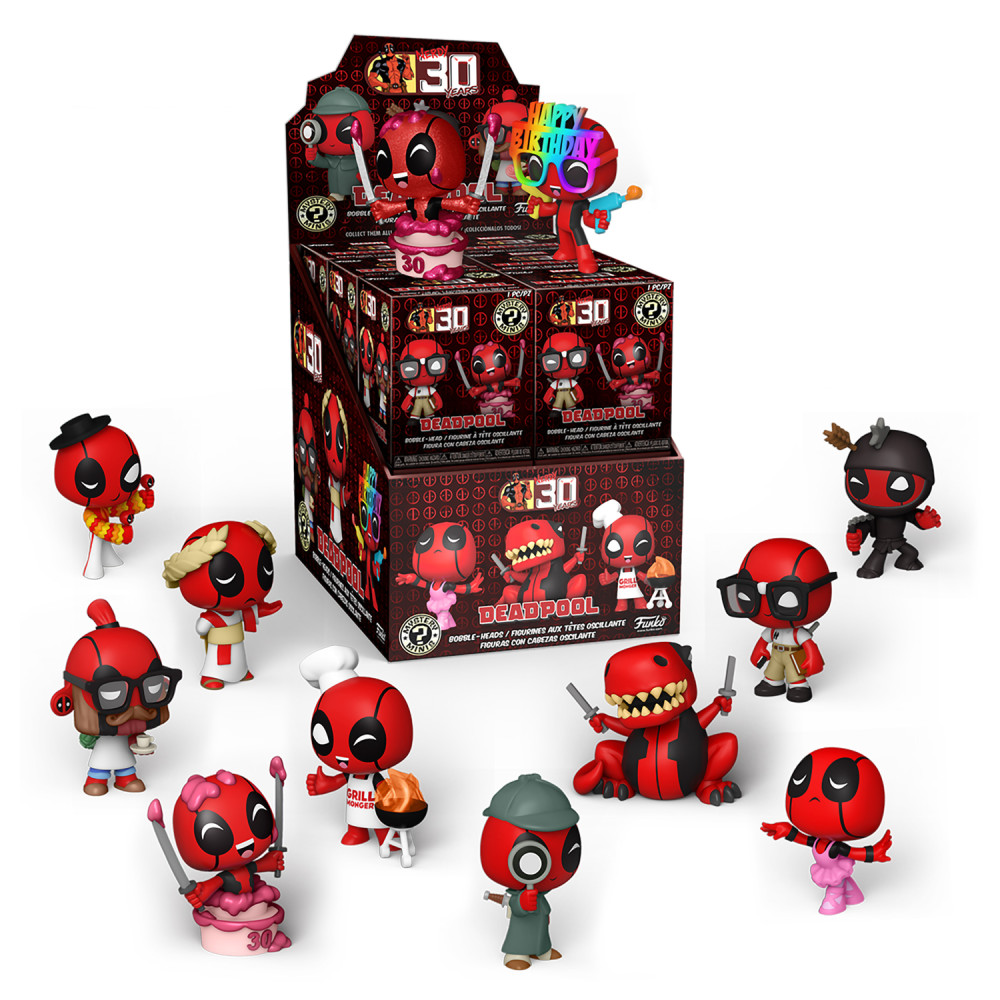  Funko Marvel: Deadpool 30th  Mystery Minis Blind Box (1.  )