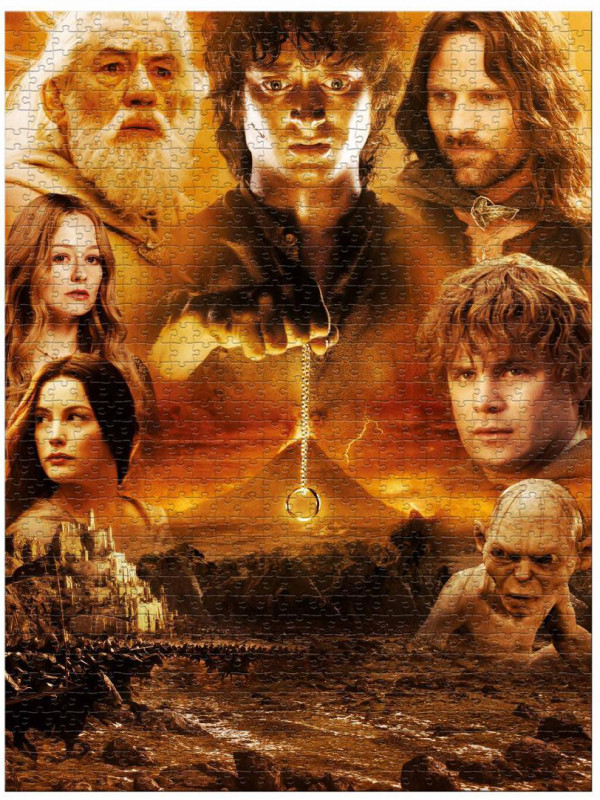 Puzzle Lord Of The Rings / Властелин колец: Роковая гора (1000 деталей)