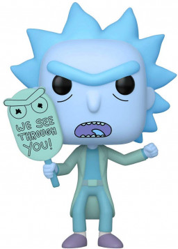  Funko POP Animation: Rick And Morty  Hologram Rick Clone Glows In The Dark (9,5 )
