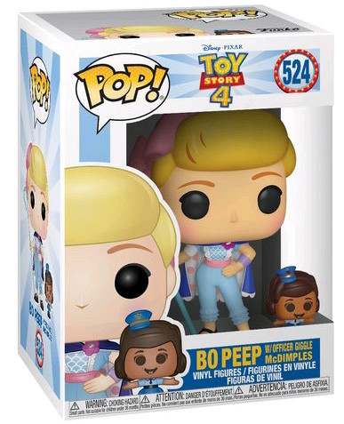  Funko POP: Disney / Pixar Toy Story 4  Bo Peep With Officer Giggle McDimples (9,5 )