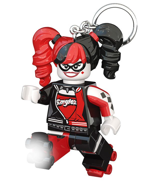 Брелок-фонарик для ключей LEGO Batman Movie (Лего Фильм: Бэтмен) – Harley Quinn