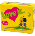 Жевательная резинка Love Is: Вкус Кокос и ананас – упаковка 20 шт.