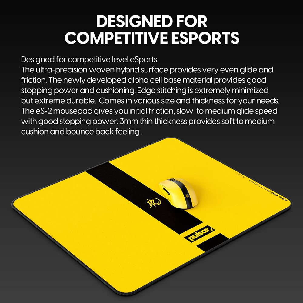 ������ ��� ���� Pulsar ES1 Gaming Mousepad ������� � Bruce Lee Limited Edition (XL / Yellow)