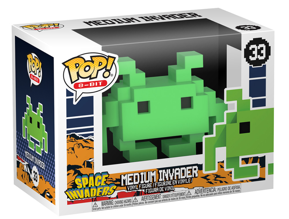  Funko POP 8-Bit: Space Invaders  Medium Invader (9,5 )