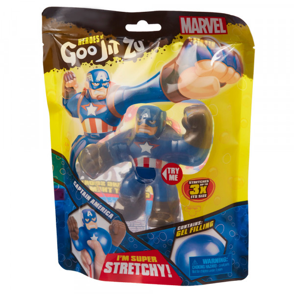 Фигурка-тянучка GooJitZu: Marvel – Captain America (12 см)
