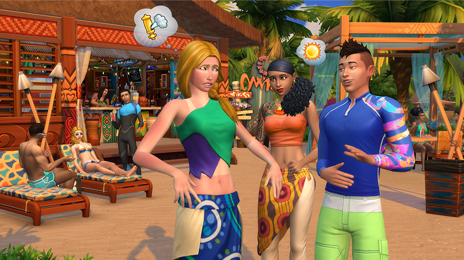 Симс 4 остров. The SIMS 4. жизнь на острове. SIMS 4 острова. SIMS 4 Island Living.