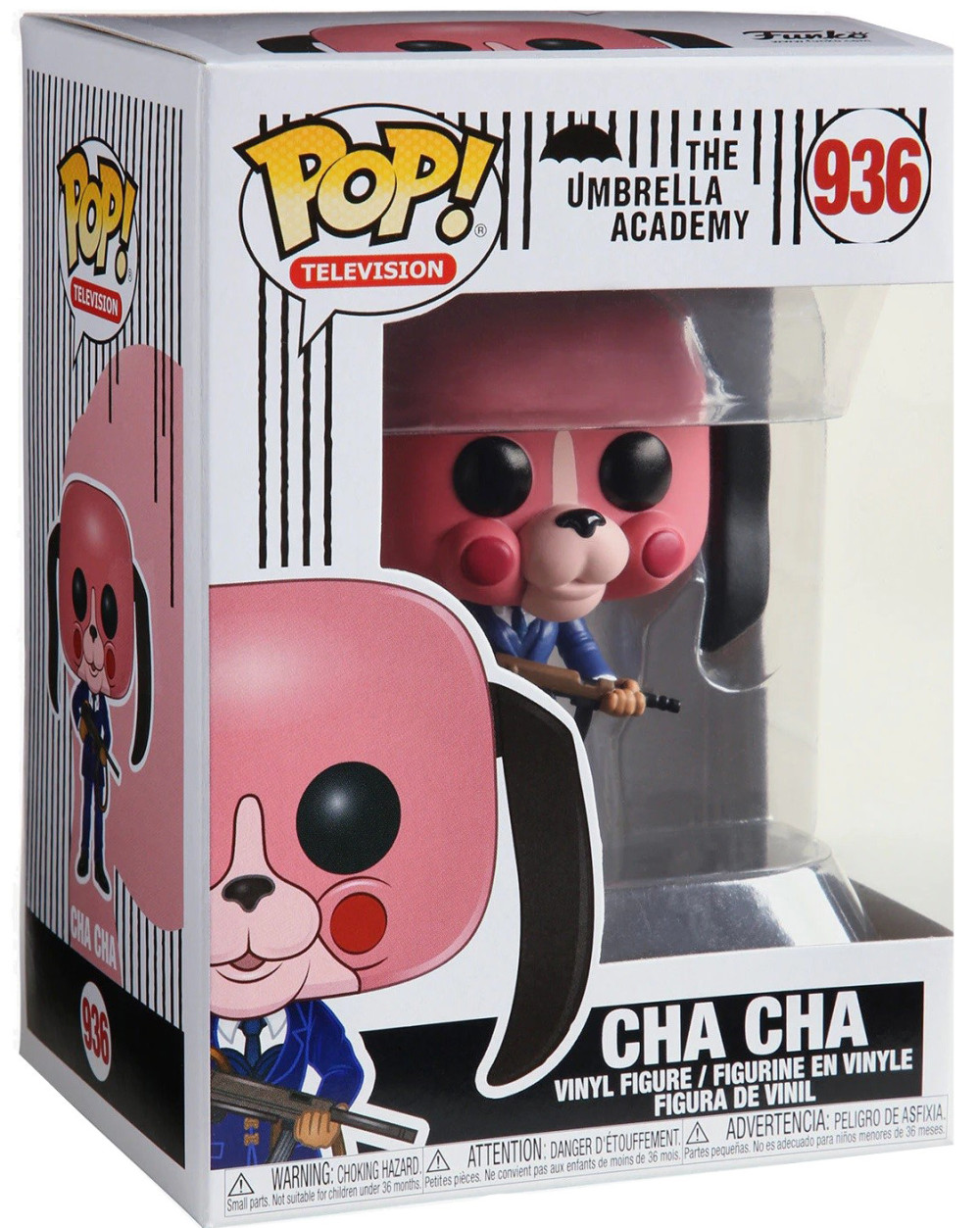  Funko POP Television: The Umbrella Academy  Cha Cha With Mask (9,5 )