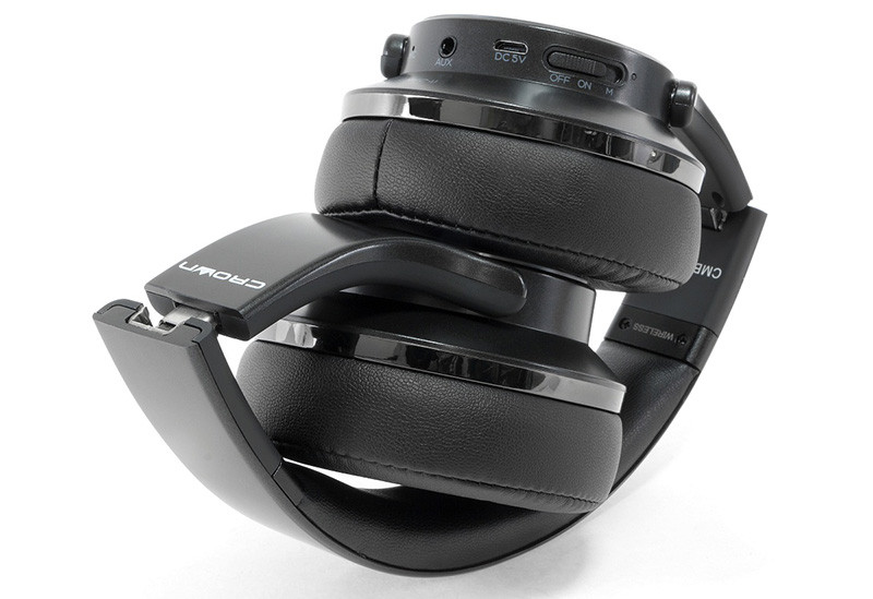 Стерео-гарнитура Crown CMBH-9320 беспроводная с функцией колонок (черная)
