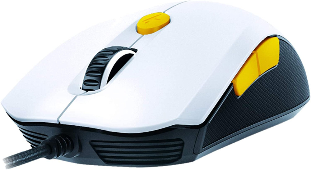 Мышь игровая Scorpion M6-600 для PC (белый + оранжевый)